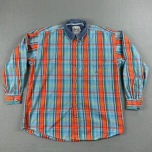 Cinch Shirt Mens Large Colorful Striped Western Button Down Long Sleeve Cowboy‎